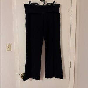 PINK Victoria's Secret Campus Fleece Foldover Flare Sweatpants